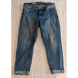 KUT From The Cloth Size 2 Crop Straight Leg Jeans Distressed